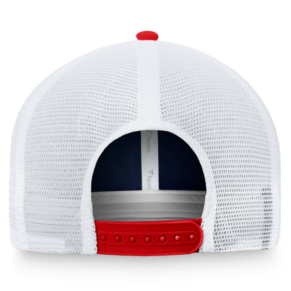 Boston Red Sox Fanatics Two-Tone Patch Trucker Adjustable Hat | MLB On Sale