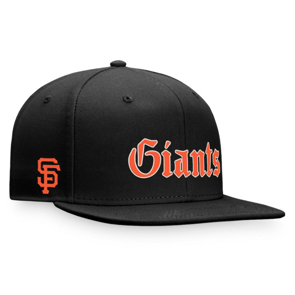 San Francisco Giants Fanatics Gothic Script Fitted Hat | MLB Sale