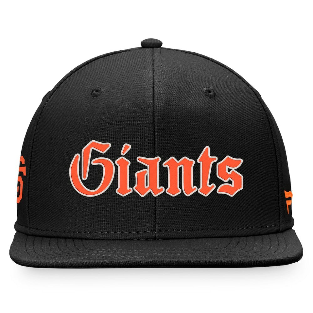 San Francisco Giants Fanatics Gothic Script Fitted Hat | MLB Sale