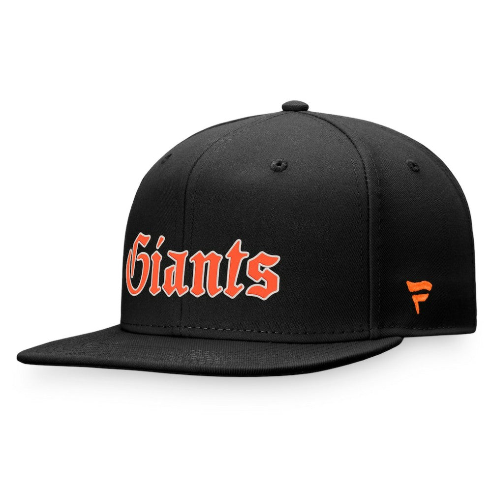San Francisco Giants Fanatics Gothic Script Fitted Hat | MLB Sale