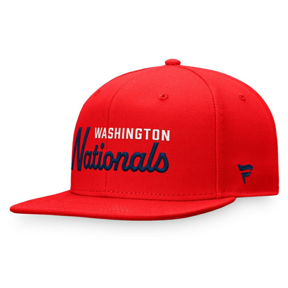 Washington Nationals Fanatics Script Snapback Hat | MLB US