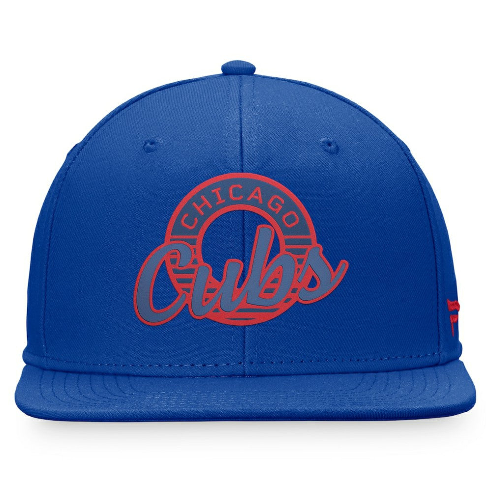 Chicago Cubs Fanatics Circle Script Snapback Hat | MLB Near me