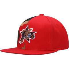 Philadelphia 76ers Hardwood Classics Retroline Snapback Hat Discount