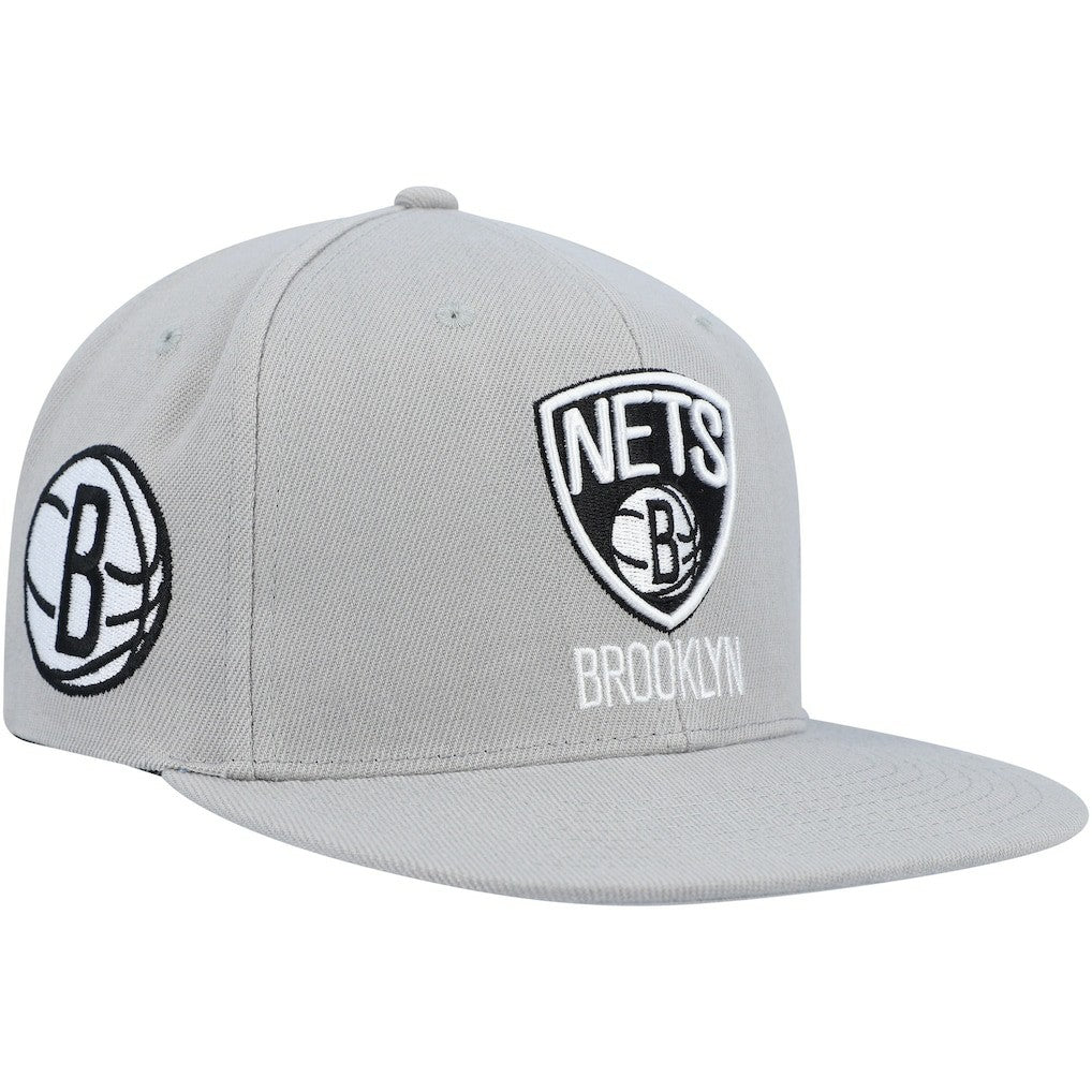 Brooklyn Nets Side Core 2.0 Snapback Hat New