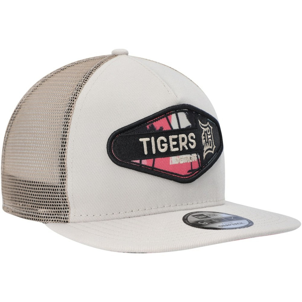 Detroit Tigers New Era Retro Beachin' Patch A-Frame Trucker 9FIFTY Snapback Hat | MLB Online