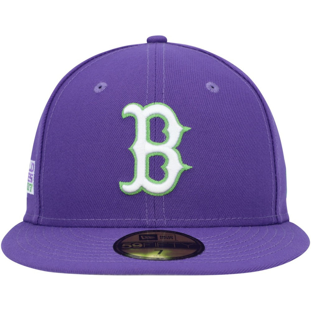 Boston Red Sox New Era Lime Side Patch 59FIFTY Fitted Hat | MLB For sale