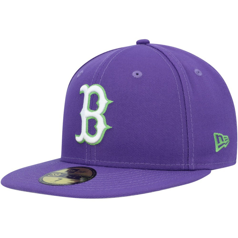 Boston Red Sox New Era Lime Side Patch 59FIFTY Fitted Hat | MLB For sale