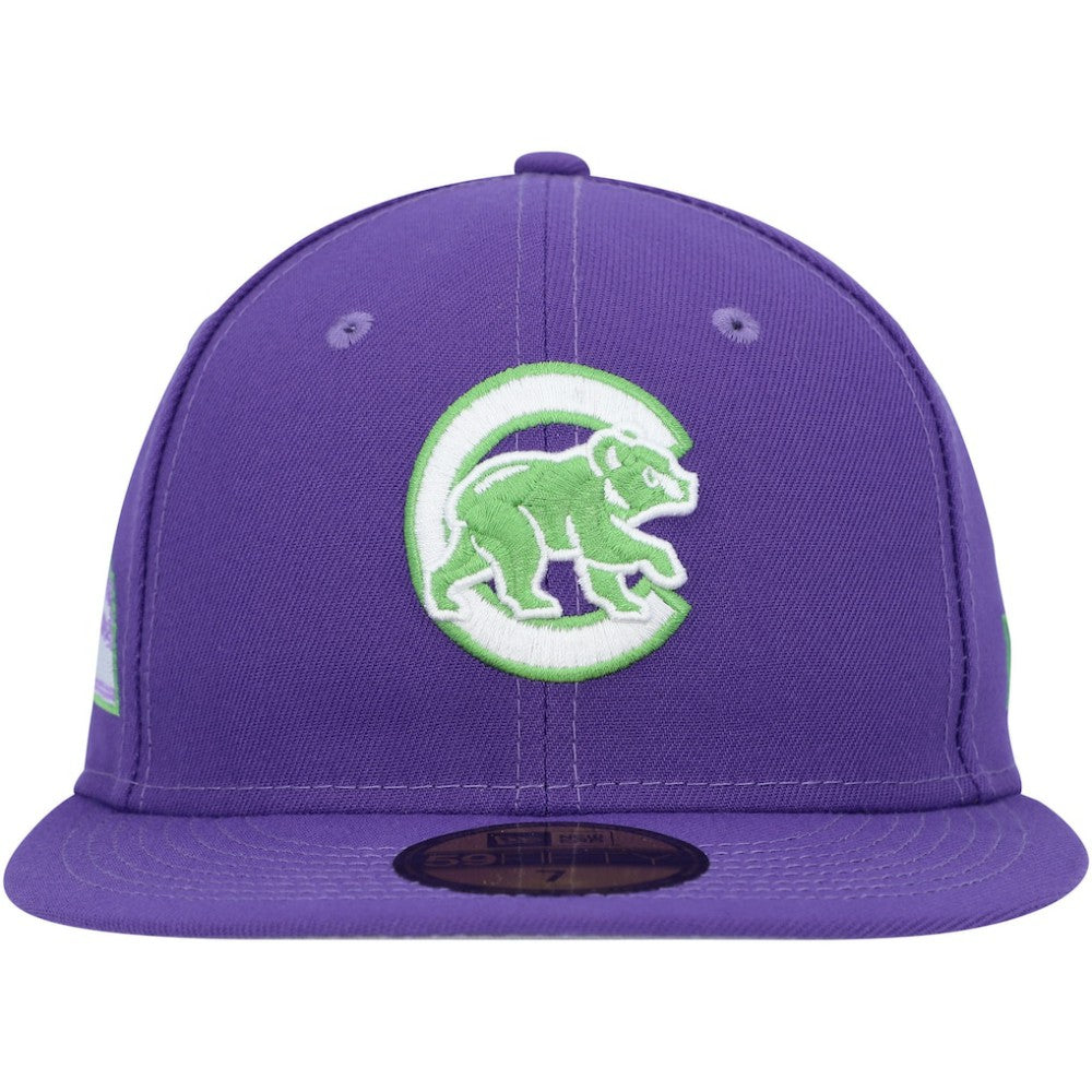 Chicago Cubs New Era Lime Side Patch 59FIFTY Fitted Hat | MLB Sale