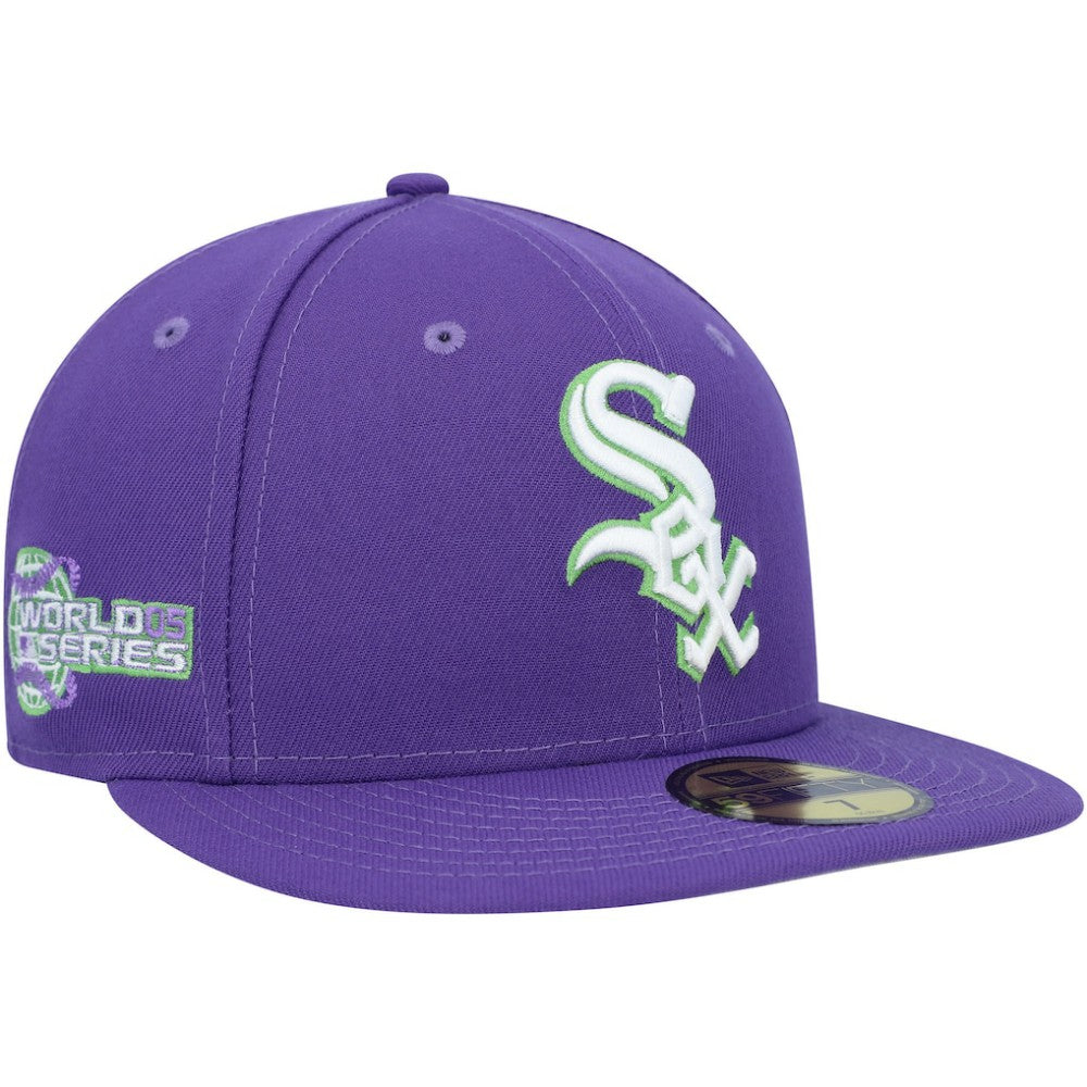 Chicago White Sox New Era Lime Side Patch 59FIFTY Fitted Hat | MLB Outlet