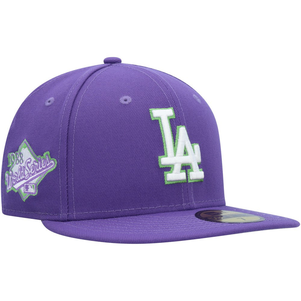 Los Angeles Dodgers New Era Lime Side Patch 59FIFTY Fitted Hat | MLB On Sale