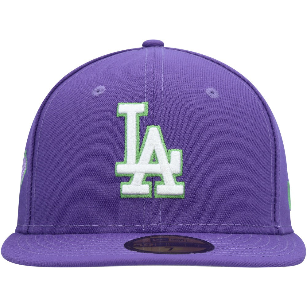 Los Angeles Dodgers New Era Lime Side Patch 59FIFTY Fitted Hat | MLB On Sale