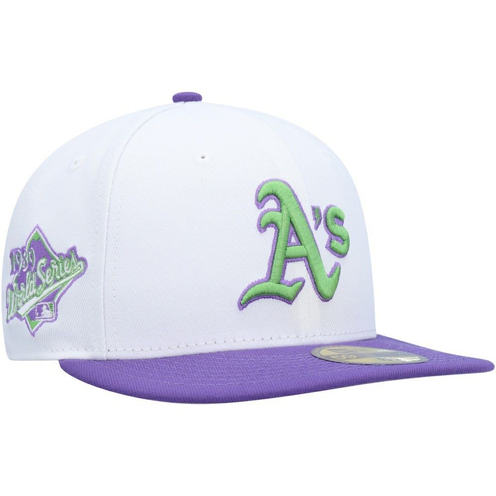 Athletics New Era 1989 World Series Side Patch 59FIFTY Fitted Hat | MLB Online