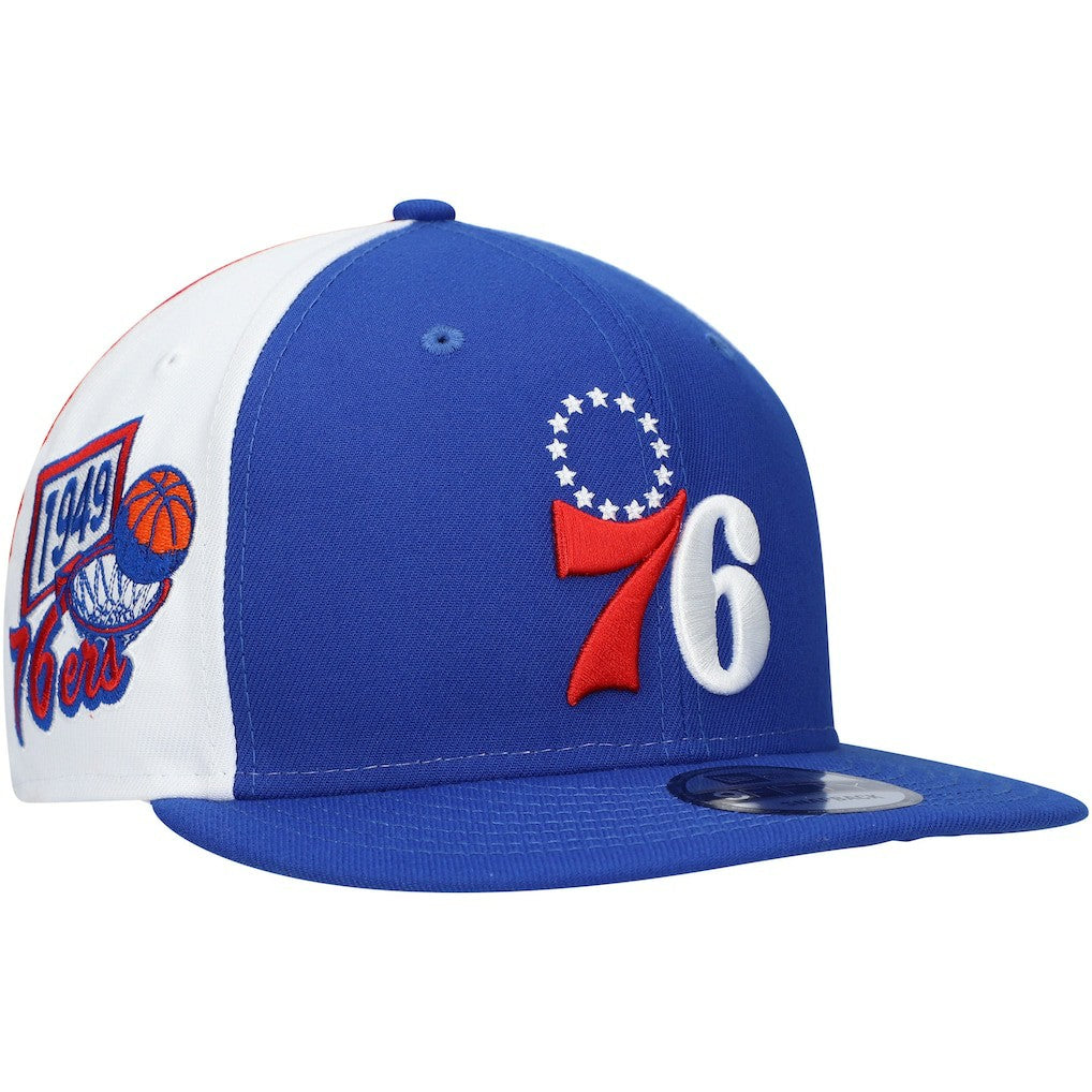Philadelphia 76ers Pop Panels 9FIFTY Snapback Hat Discount
