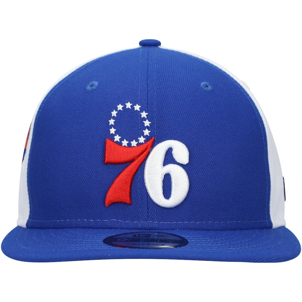Philadelphia 76ers Pop Panels 9FIFTY Snapback Hat Discount