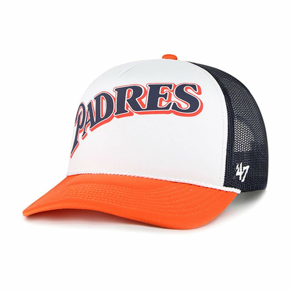 San Diego Padres '47 Foam Front Script Trucker Snapback Hat | MLB Shop