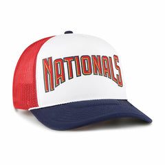 Washington Nationals '47 Foam Front Script Trucker Snapback Hat | MLB Online