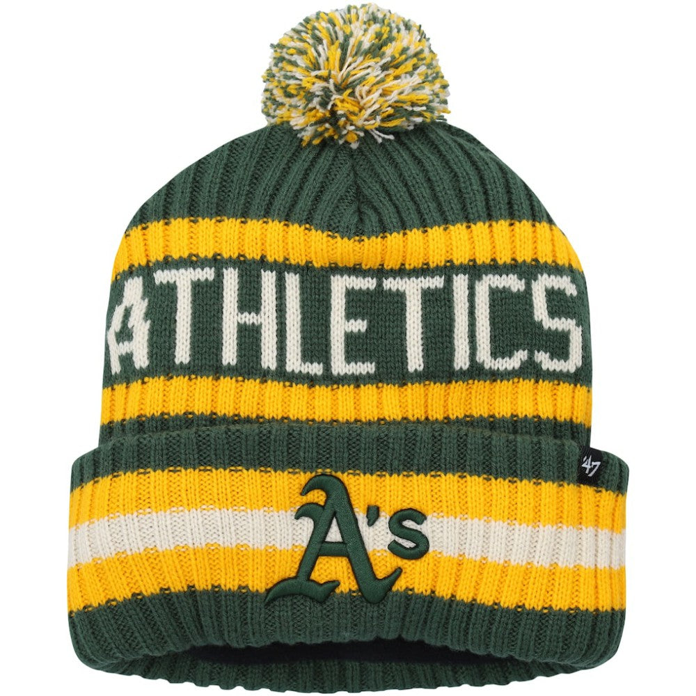 Athletics '47 Bering Cuffed Knit Hat with Pom | MLB New