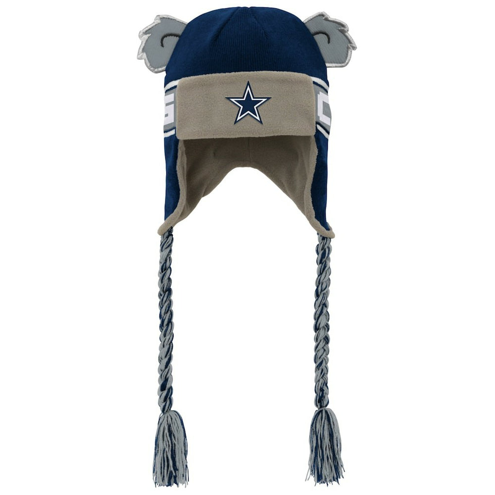 Dallas Cowboys  Youth Wordmark Ears Trooper Knit Hat