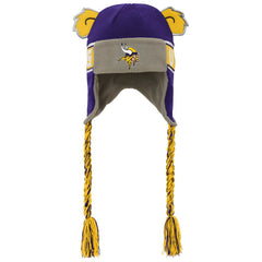 Minnesota Vikings  Youth Wordmark Ears Trooper Knit Hat