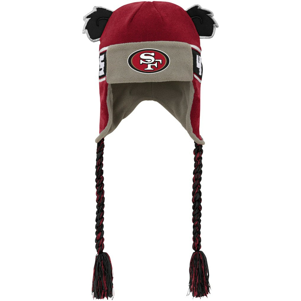 San Francisco 49ers  Youth Wordmark Ears Trooper Knit Hat