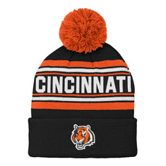 Cincinnati Bengals  Preschool Jacquard Cuffed Knit Hat with Pom