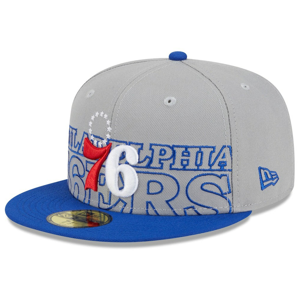 Philadelphia 76ers 2023 NBA Draft Two-Tone 59FIFTY Fitted Hat New