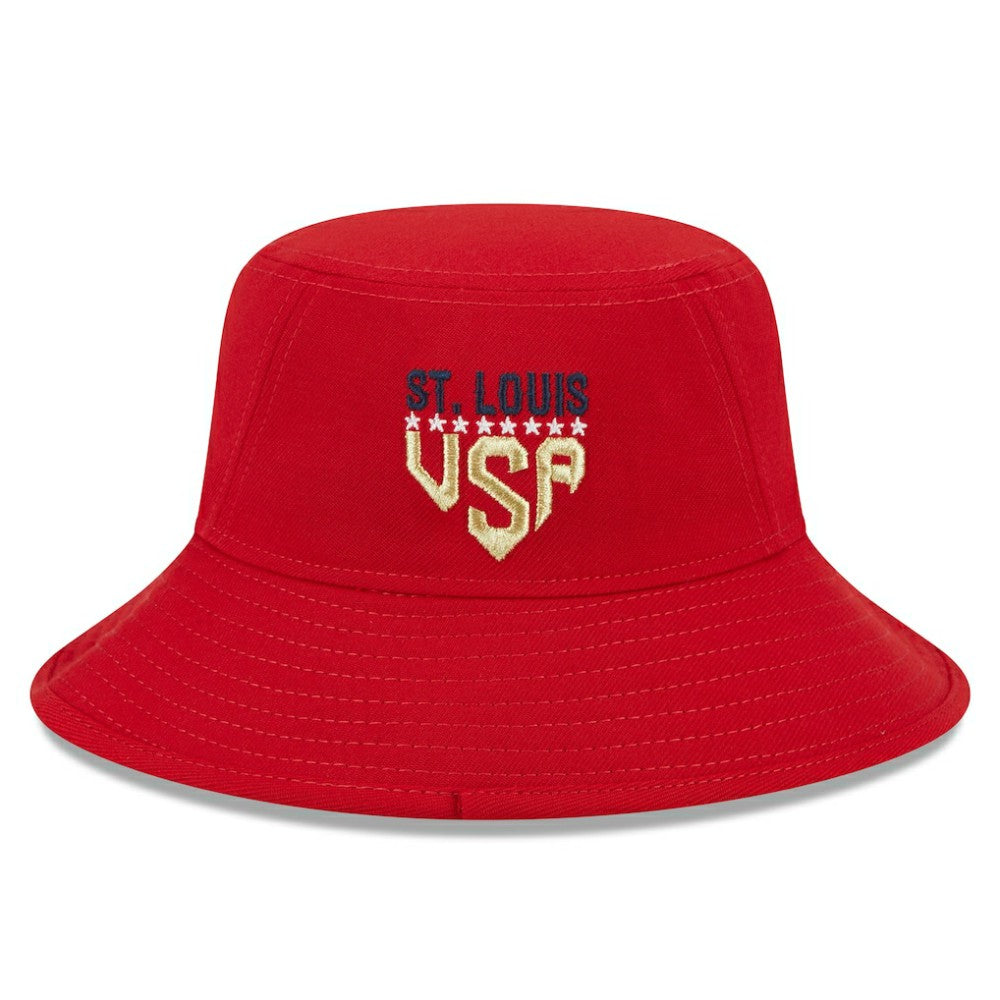 St. Louis Cardinals New Era 2023 Fourth of July Bucket Hat | MLB Outlet