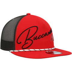 Tampa Bay Buccaneers New Era Script Logo Golfer 9FIFTY Snapback Hat