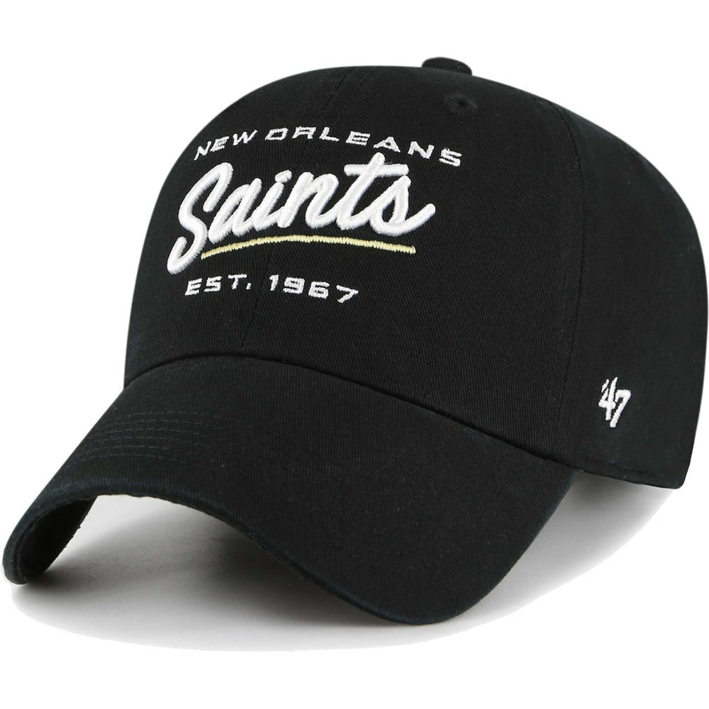 New Orleans Saints 47 brand '47 Women's Sidney Clean Up Adjustable Hat