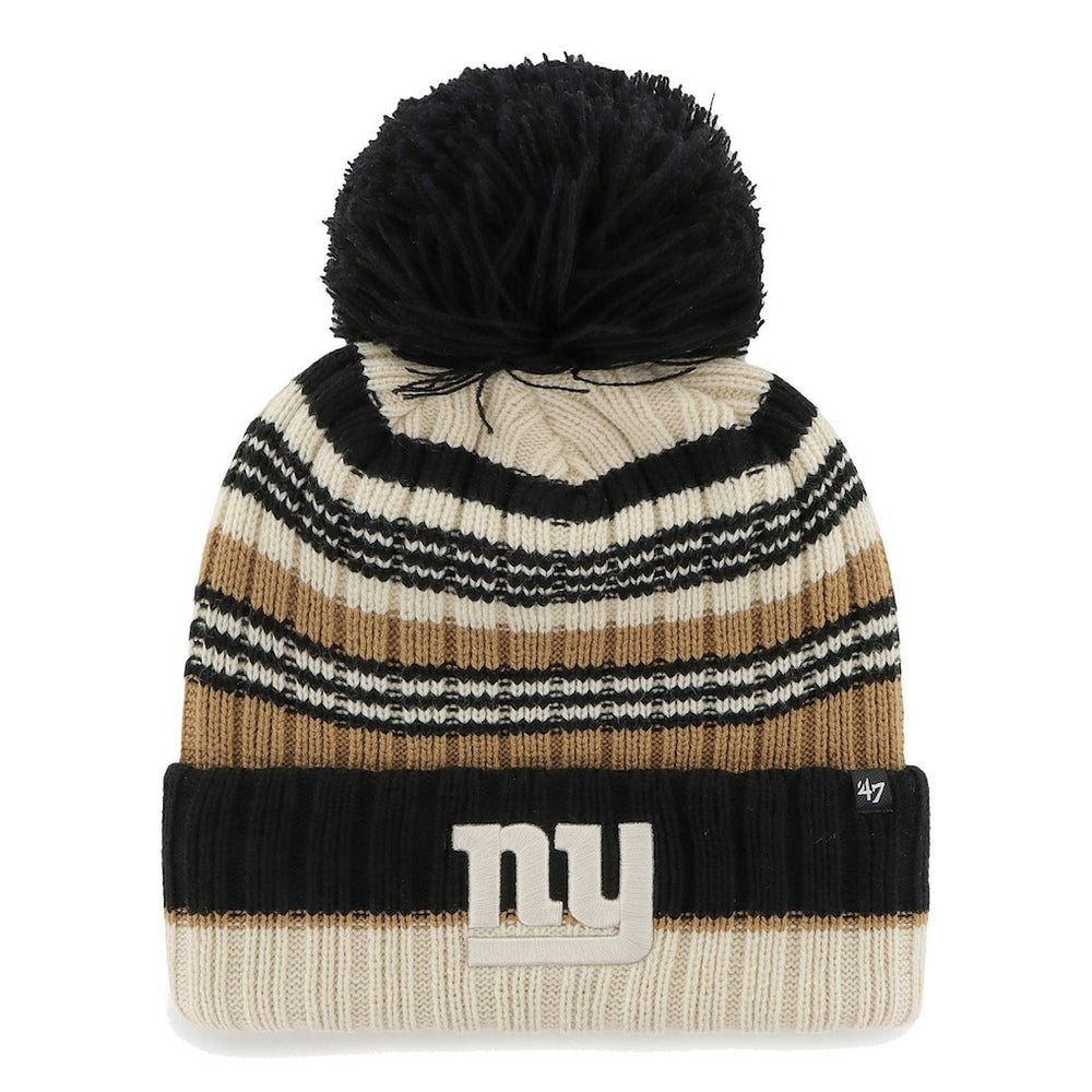 New York Giants 47 brand '47 Women's Barista Cuffed Knit Hat with Pom