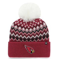 Arizona Cardinals 47 brand '47 Women's Elsa Cuffed Knit Hat with Pom