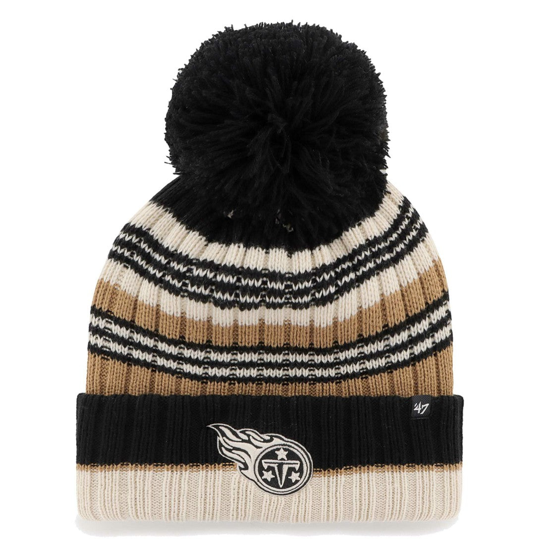 Tennessee Titans 47 brand '47 Women's Barista Cuffed Knit Hat with Pom