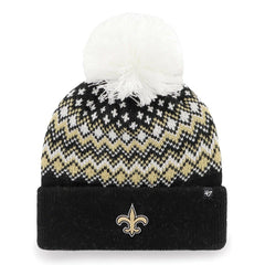 New Orleans Saints 47 brand '47 Women's Elsa Cuffed Knit Hat with Pom