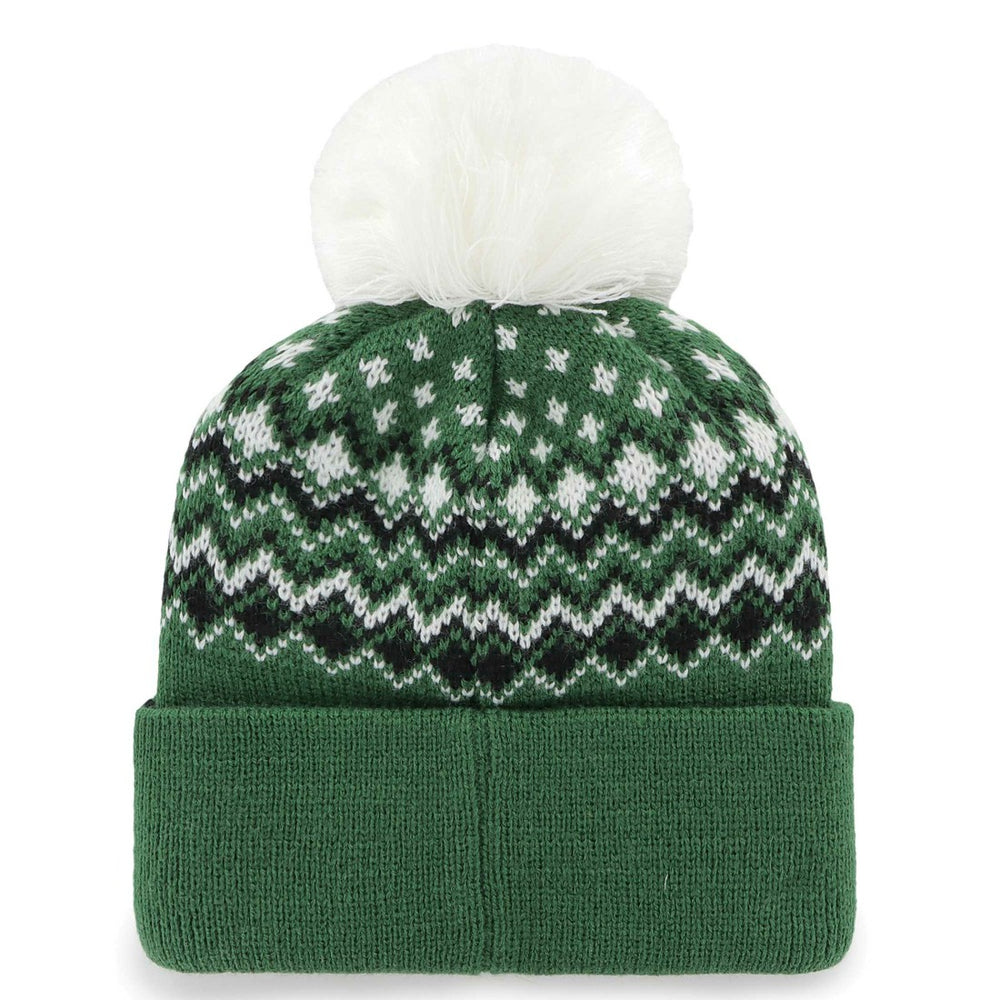 New York Jets 47 brand '47 Women's Elsa Cuffed Knit Hat with Pom