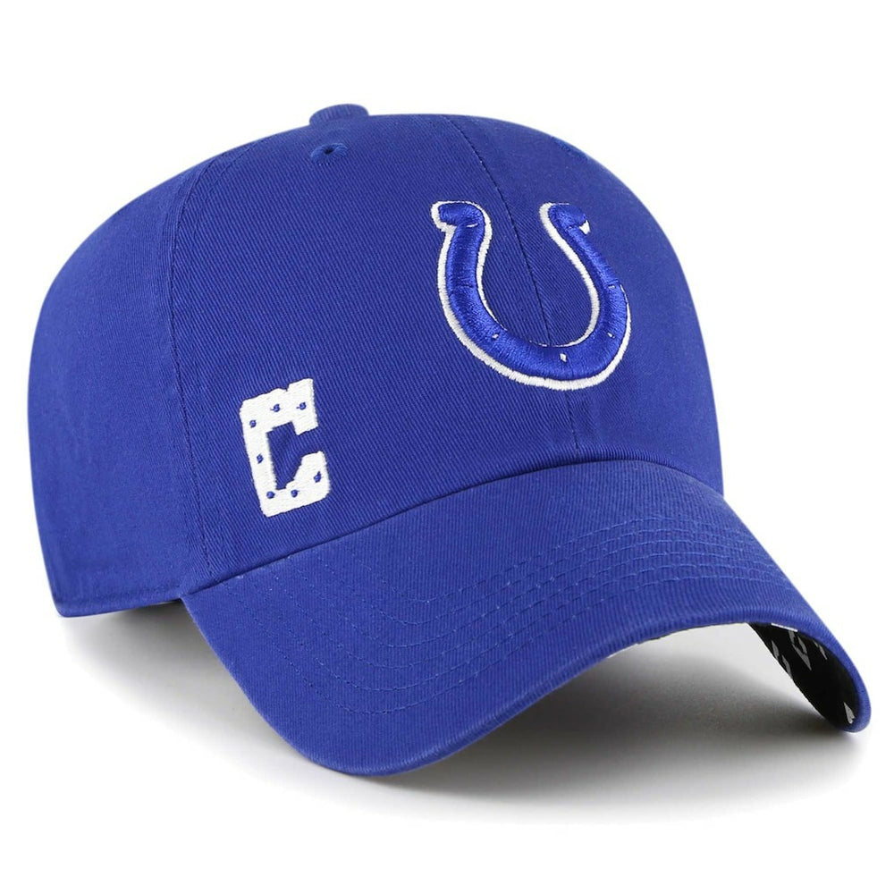 Indianapolis Colts 47 brand '47 Women's Confetti Icon Clean Up Adjustable Hat