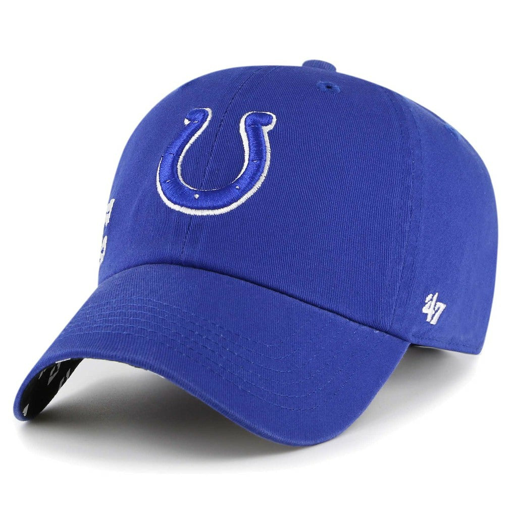 Indianapolis Colts 47 brand '47 Women's Confetti Icon Clean Up Adjustable Hat