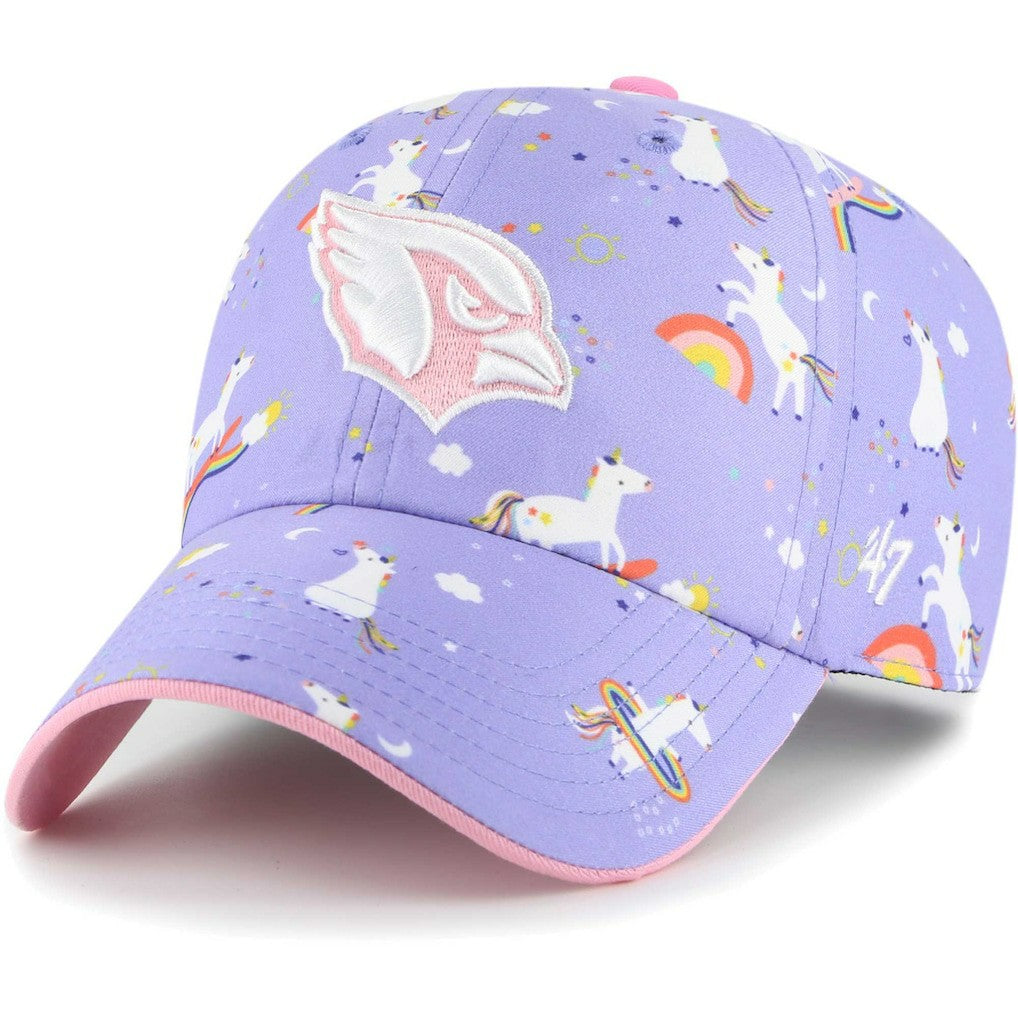 Arizona Cardinals 47 brand '47 Girls Preschool Unicorn Clean Up Adjustable Hat