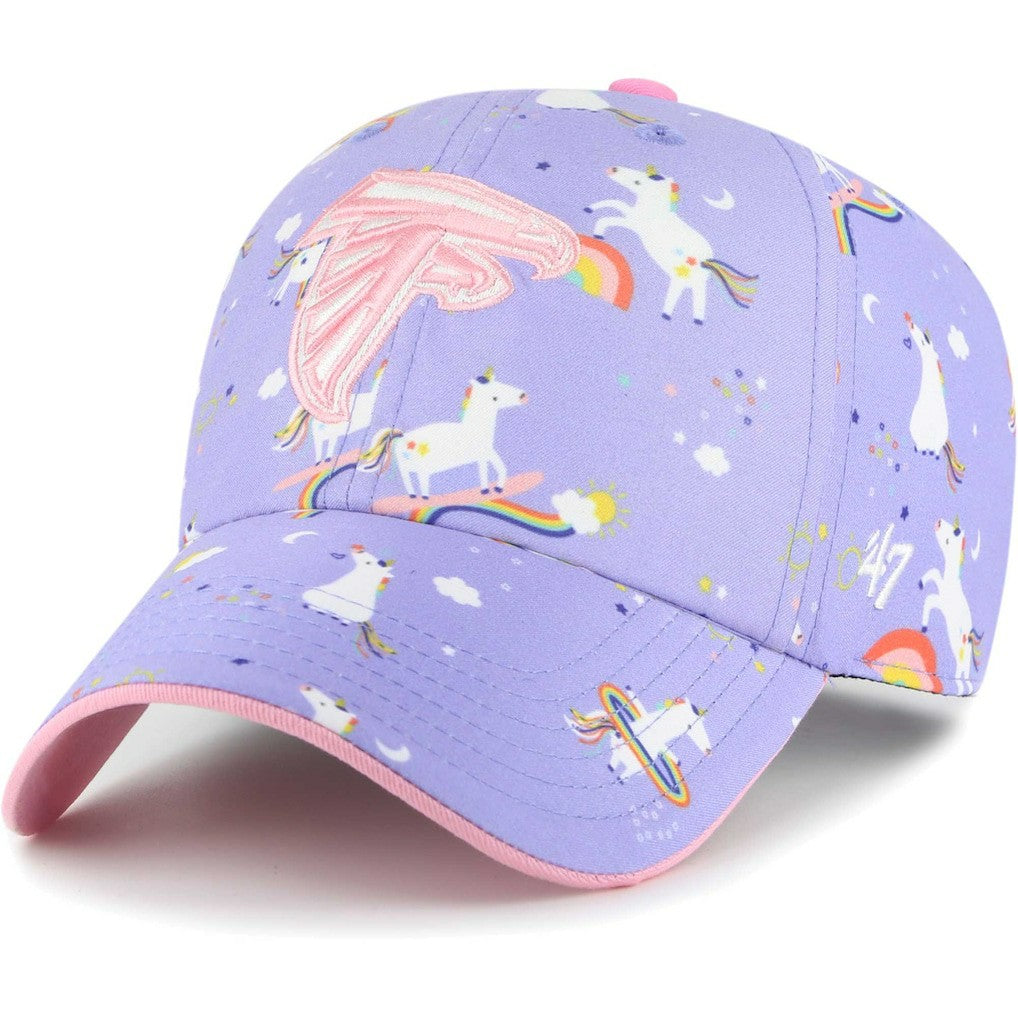 Atlanta Falcons 47 brand '47 Girls Preschool Unicorn Clean Up Adjustable Hat