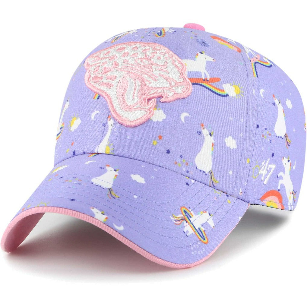 Jacksonville Jaguars 47 brand '47 Girls Preschool Unicorn Clean Up Adjustable Hat