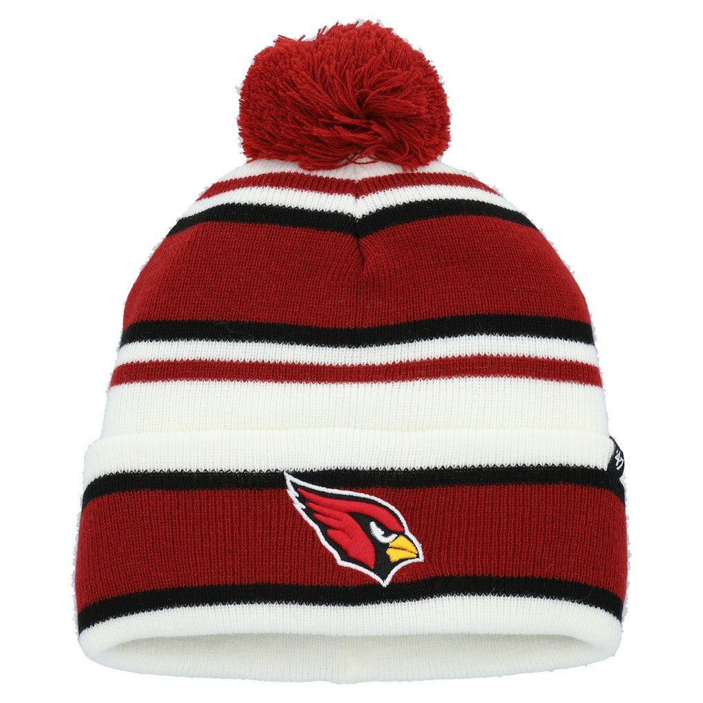 Arizona Cardinals 47 brand '47 Youth Stripling Cuffed Knit Hat with Pom