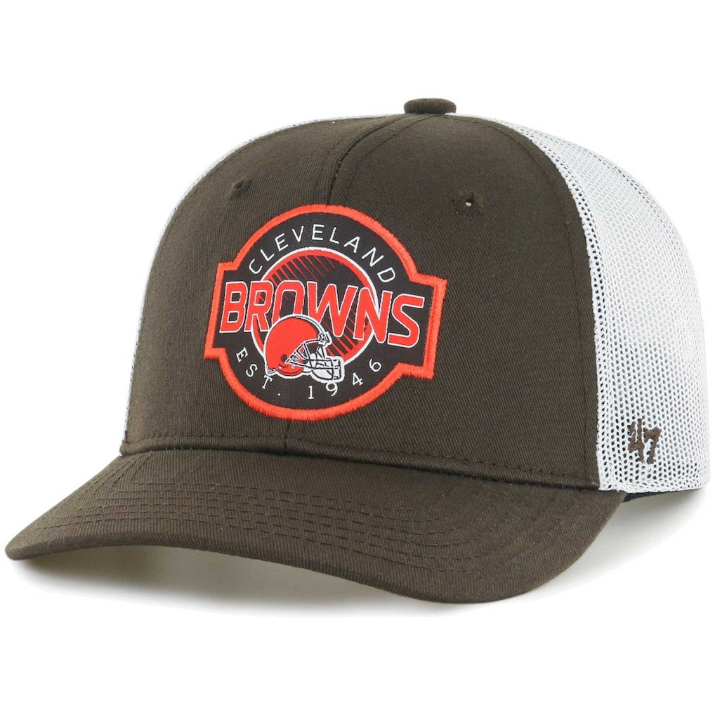 Cleveland Browns 47 brand '47 Youth Scramble Adjustable Trucker Hat