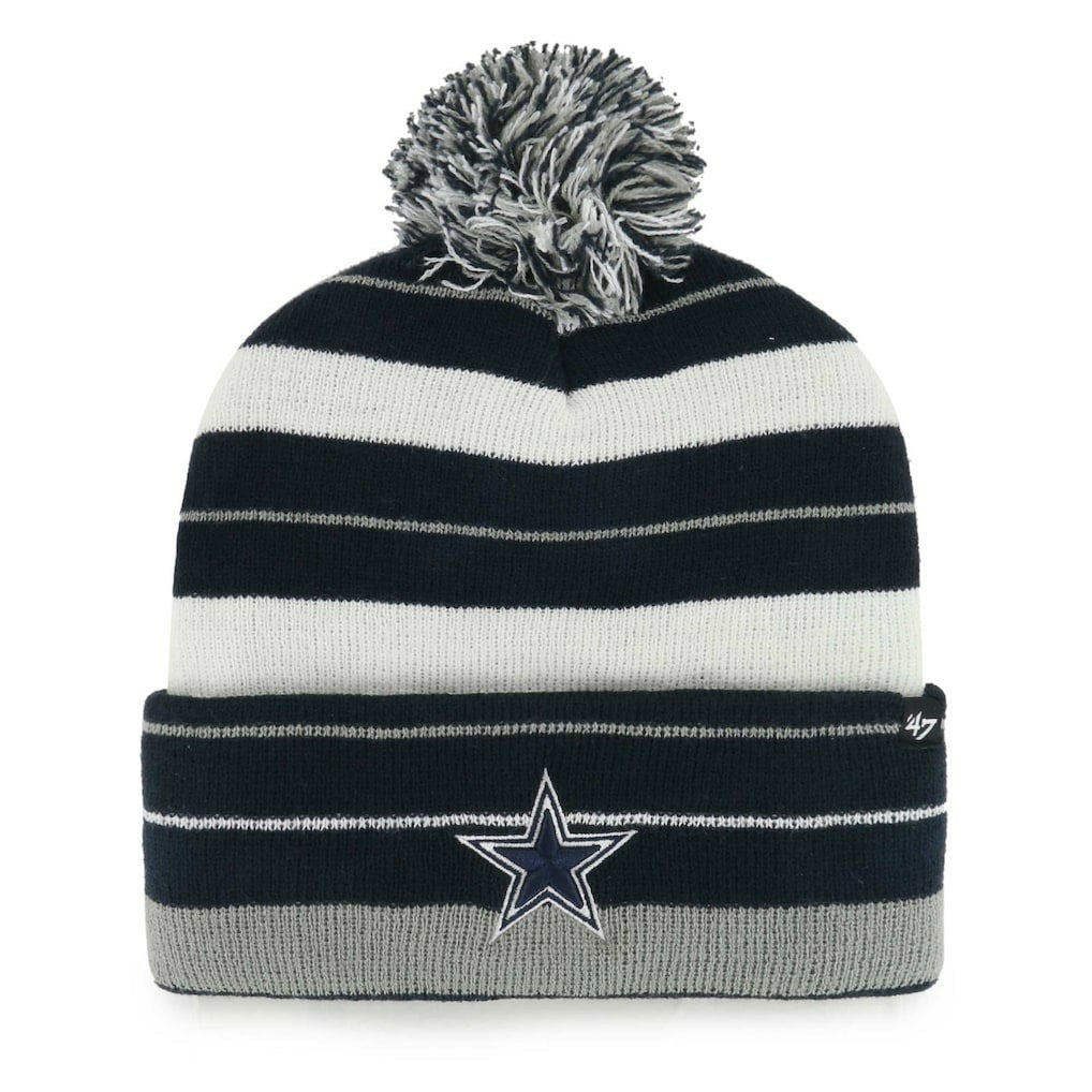 Dallas Cowboys 47 brand '47 Powerline Cuffed Knit Hat with Pom