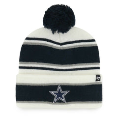Dallas Cowboys 47 brand '47 Youth Stripling Cuffed Knit Hat with Pom