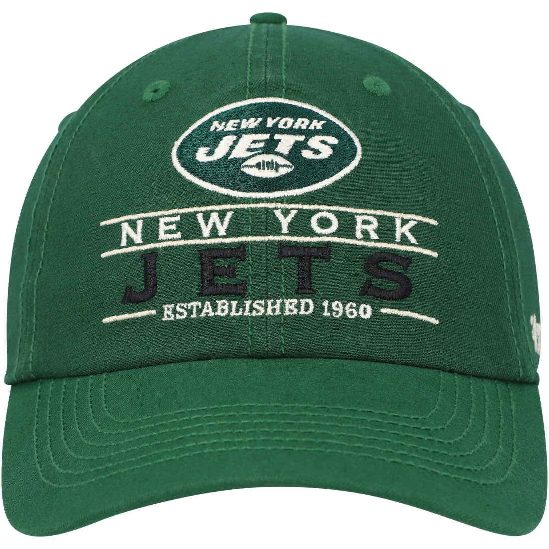 New York Jets 47 brand '47 Vernon Clean Up Adjustable Hat