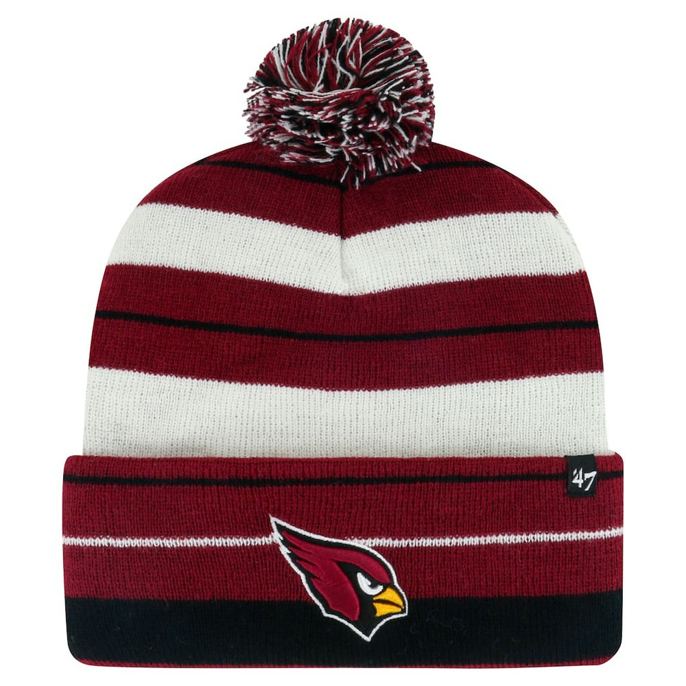 Arizona Cardinals 47 brand '47 Powerline Cuffed Knit Hat with Pom