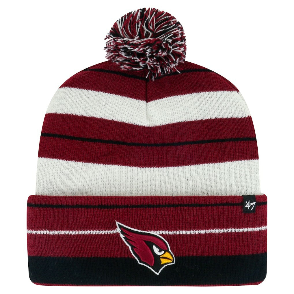Arizona Cardinals 47 brand '47 Powerline Cuffed Knit Hat with Pom