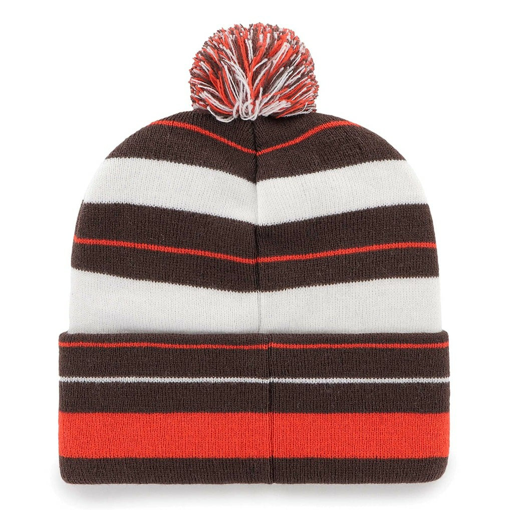 Cleveland Browns 47 brand '47 Powerline Cuffed Knit Hat with Pom