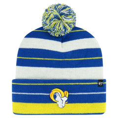 Los Angeles Rams 47 brand '47 Powerline Cuffed Knit Hat with Pom
