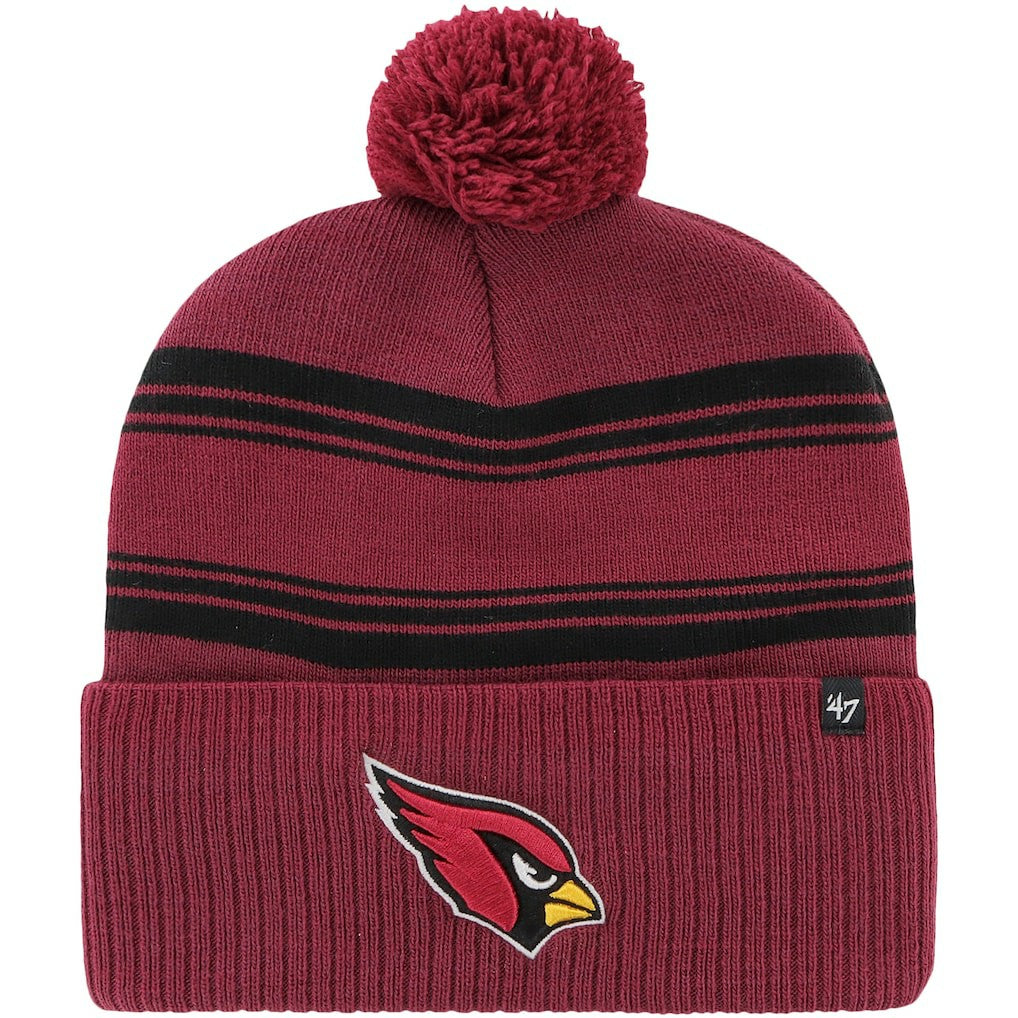 Arizona Cardinals 47 brand '47 Fadeout Cuffed Knit Hat with Pom