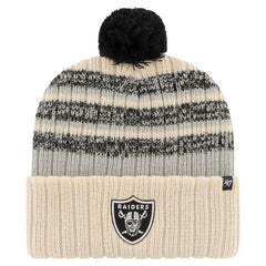 Las Vegas Raiders 47 brand '47 Tavern Cuffed Knit Hat with Pom